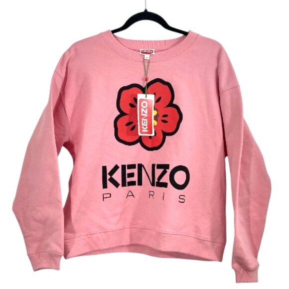 Kenzo x Nigo Boke Flower Sweatshirt Pink Size Medium New - Picture 1 of 5